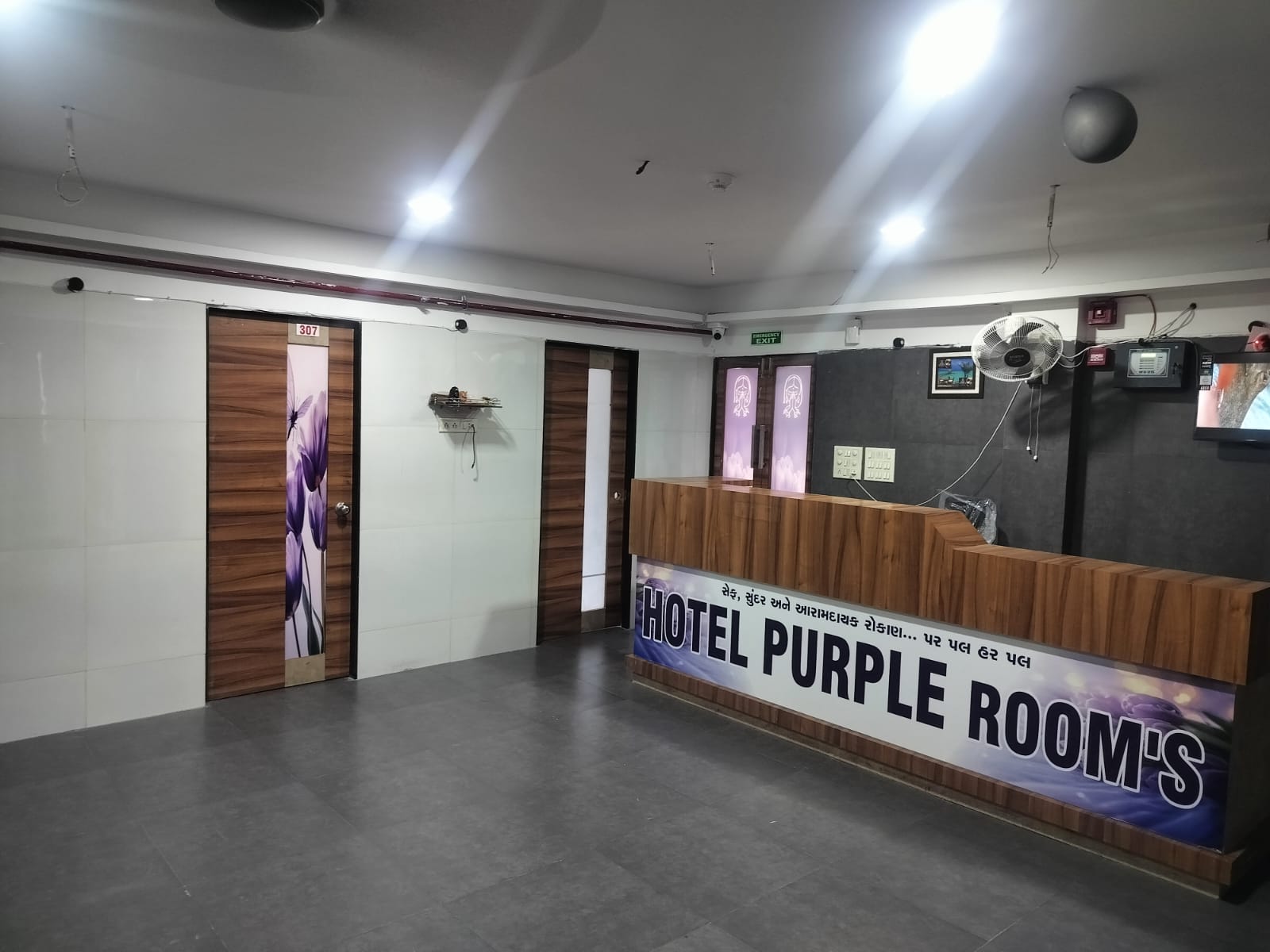 Hotel Purple lobby